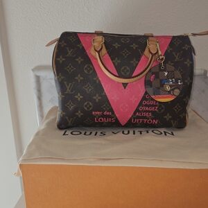 Louis Vuitton "V" Voyage Speedy